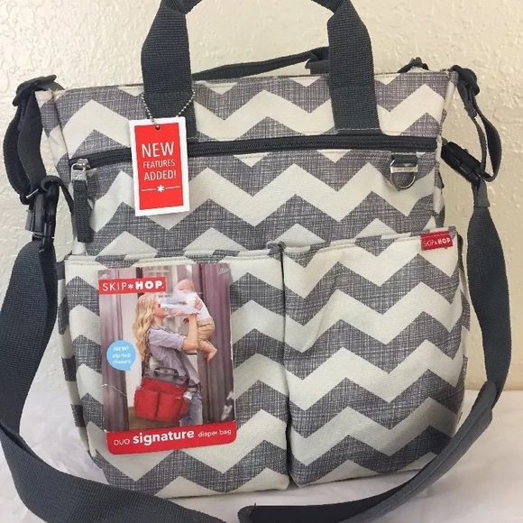 skip hop duo chevron